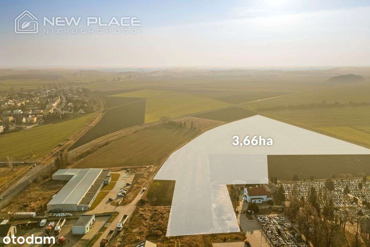 Usługowa z Mpzp, 3,66ha, Kobierzyce-5