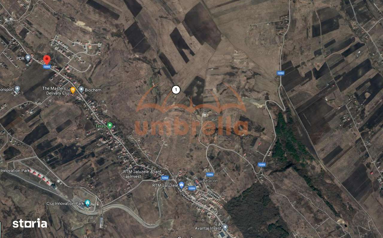 Teren de vanzare extravilan 500m²80€ m² Valea Chintaului - Imagine principală: 3/4