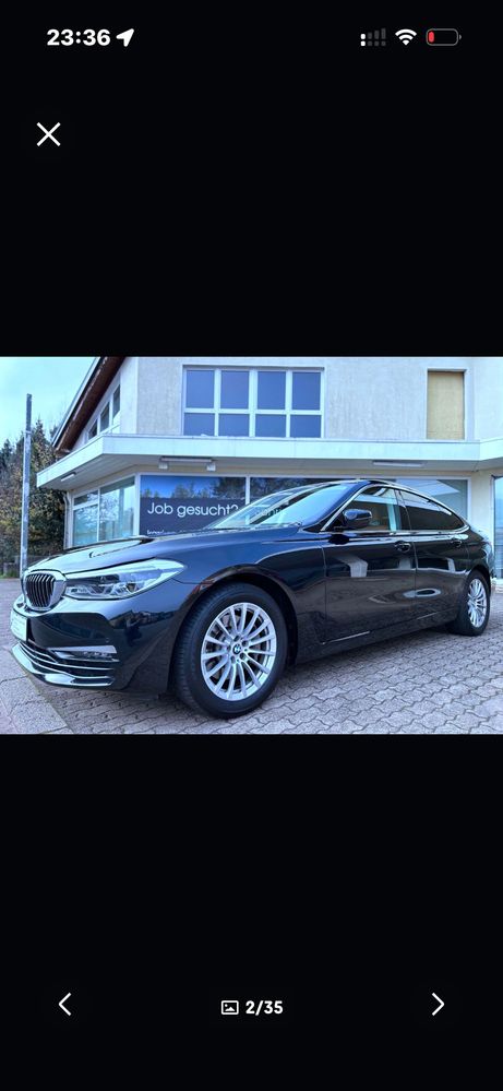 BMW 6 Series G32 [2017 - Prezent] 620d 2019