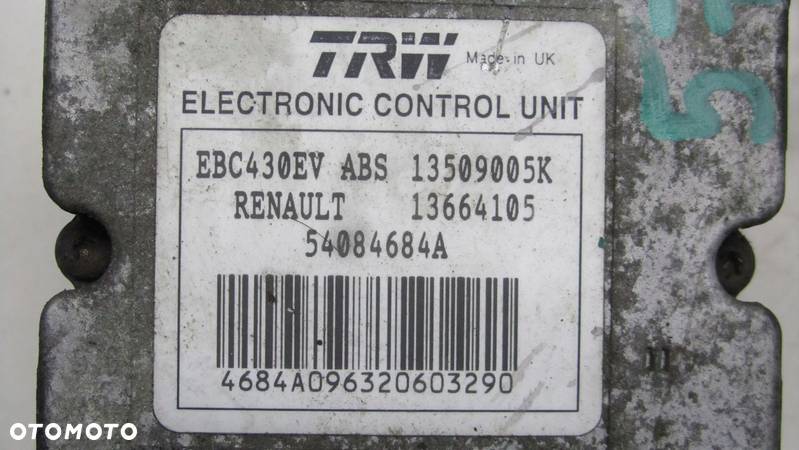 TRAFIC VIVARO II 1.9 POMPA ABS 54084684A 01-06 57 - 2