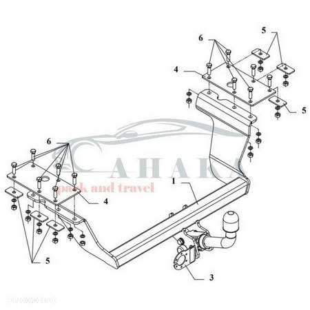 Hak Holowniczy Automat Do Suzuki Baleno Sedan 1995-2002 - 3