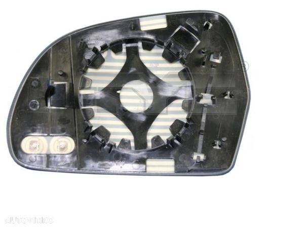 Geam oglinda exterioara cu suport fixare Audi A3 (8p), 2010-10.2012, A4/S4 (B8), 2010-12.2015; A5/S5 (B8), 2010-10.2011 , A5/S5 (B8), 10.2011-, partea Stanga, incalzita; geam asferic - 1