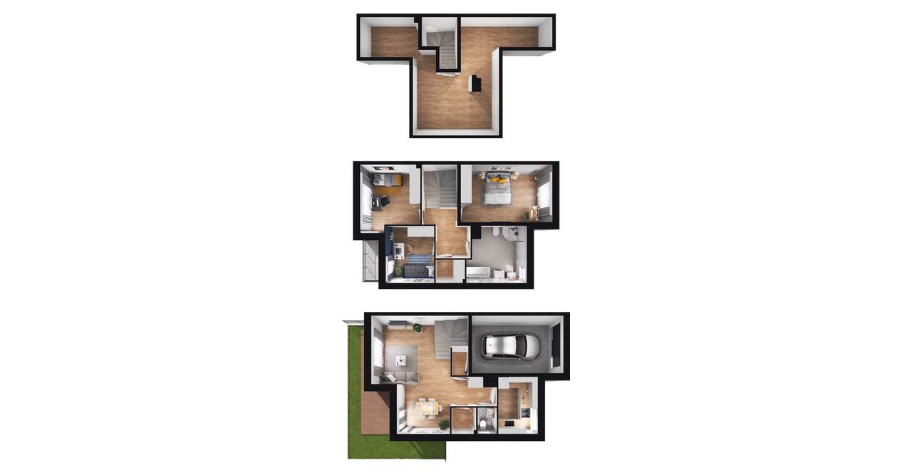 4-pokojowy dom 143m2 + ogródek Bezpośrednio - Pełny obrazek: 3/8