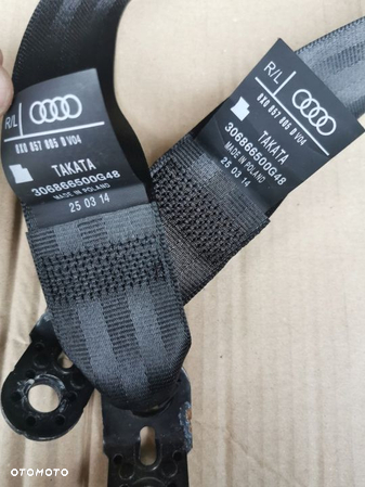 Pasy bezpieczeństwa Audi A1 tył 8X0857805D komplet - 3