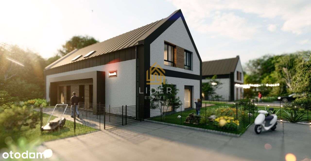 Bliźniak z pompą ciepła w Wołczkowie-3