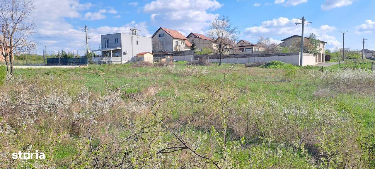 Mogosoaia, teren 792 mp, vedere la lac, utilitati, statie STB la 750m - Imagine principală: 2/5