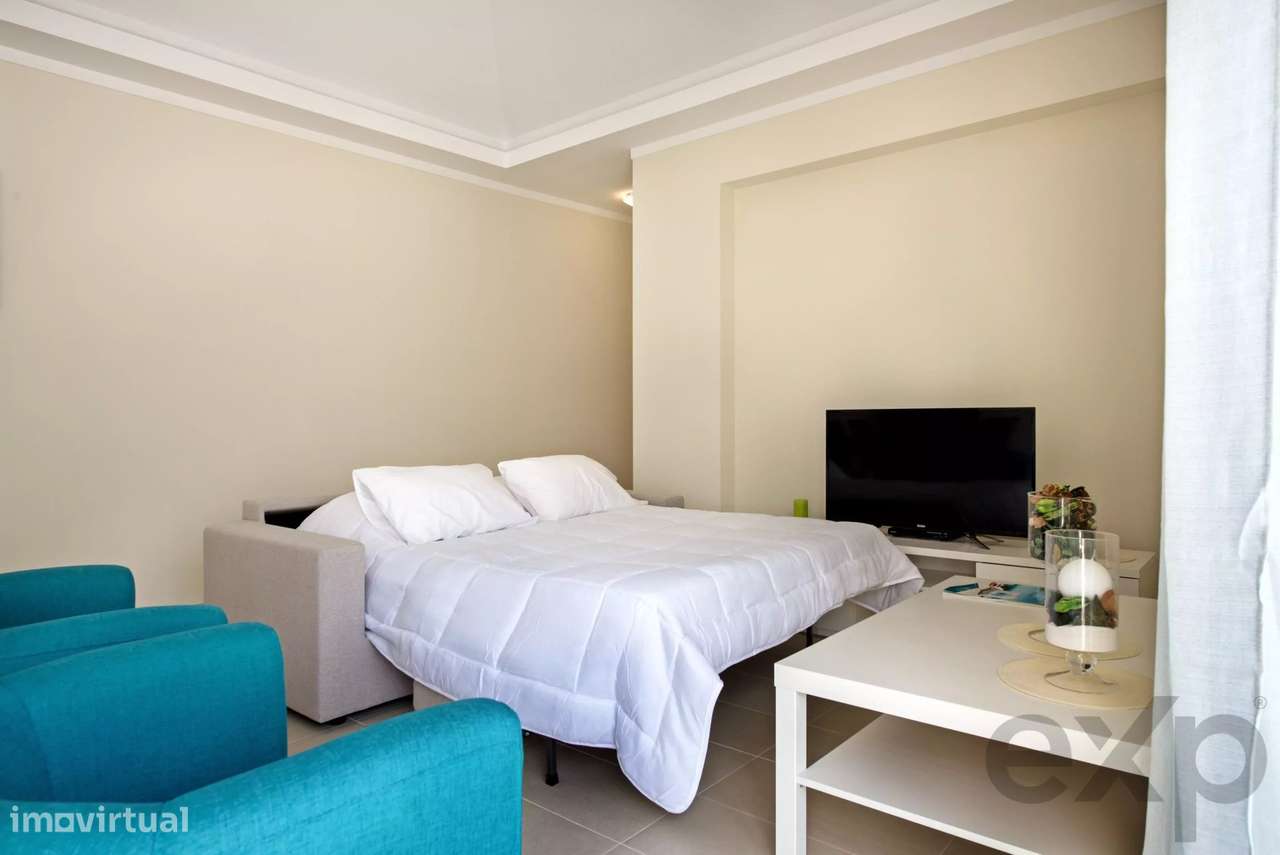 Viva ou Invista em Cabanas – T1 com Rooftop Privado e Piscina - Grande imagem: 5/24