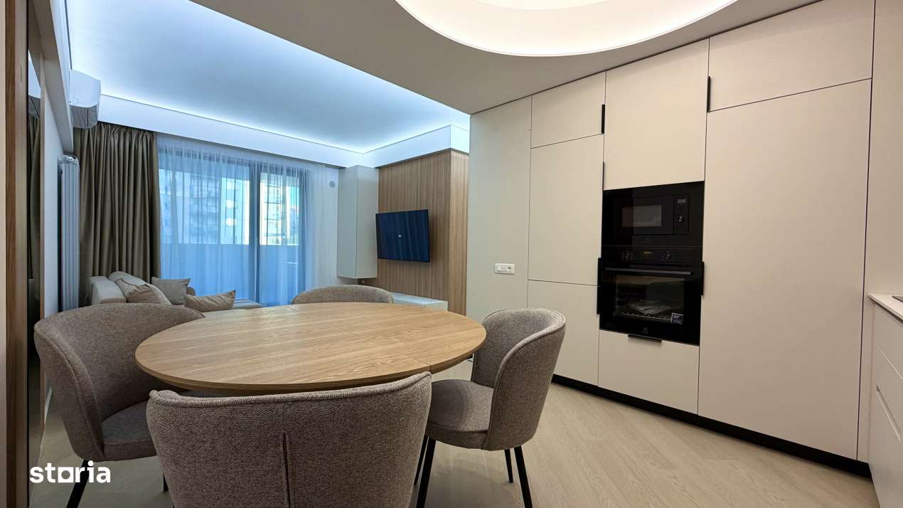 De inchiriat | Apartament 3 camere prima chirie Cortina North Pipera V - Imagine principală: 3/19