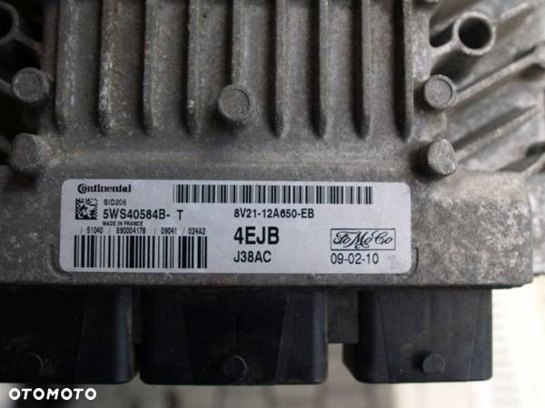 Ford Fiesta 07r 1,4 TDCI Komputer silnika stacyjka licznik kluczyk - 2