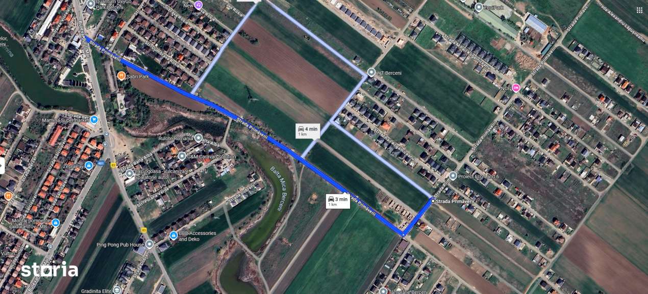 Teren Intravilan Primaverii, Com Berceni | AC - curent si gaz | #EG13E - Imagine principală: 4/4