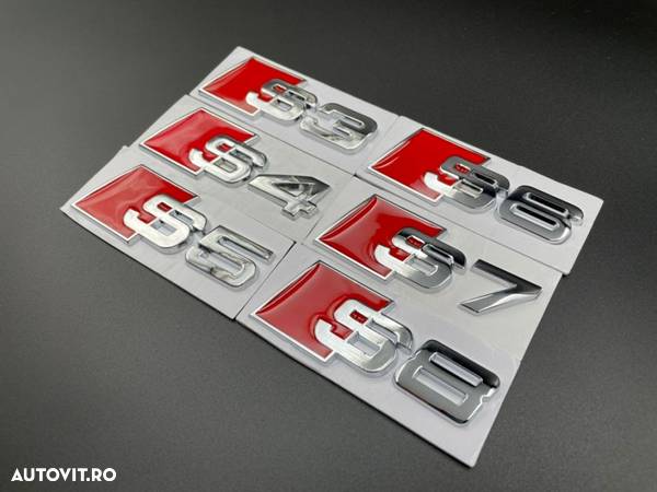 Emblema Audi S3, S4, S5, S6, S7, S8 - 3