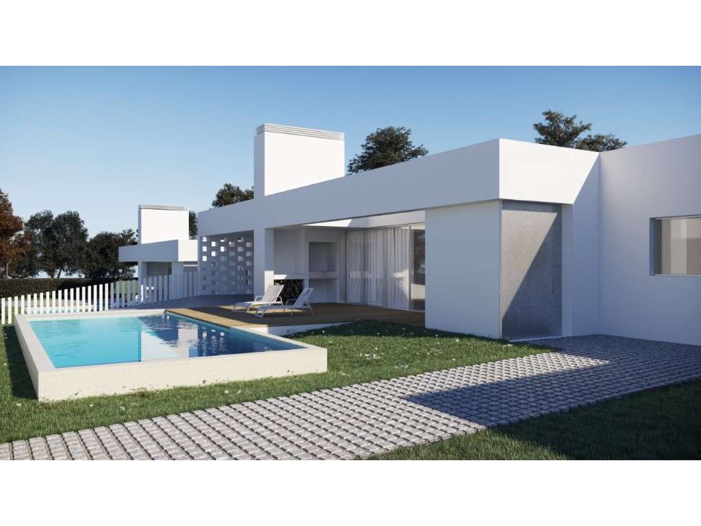 Moradia T3+1 individual, térrea com piscina no Coimbrão-6