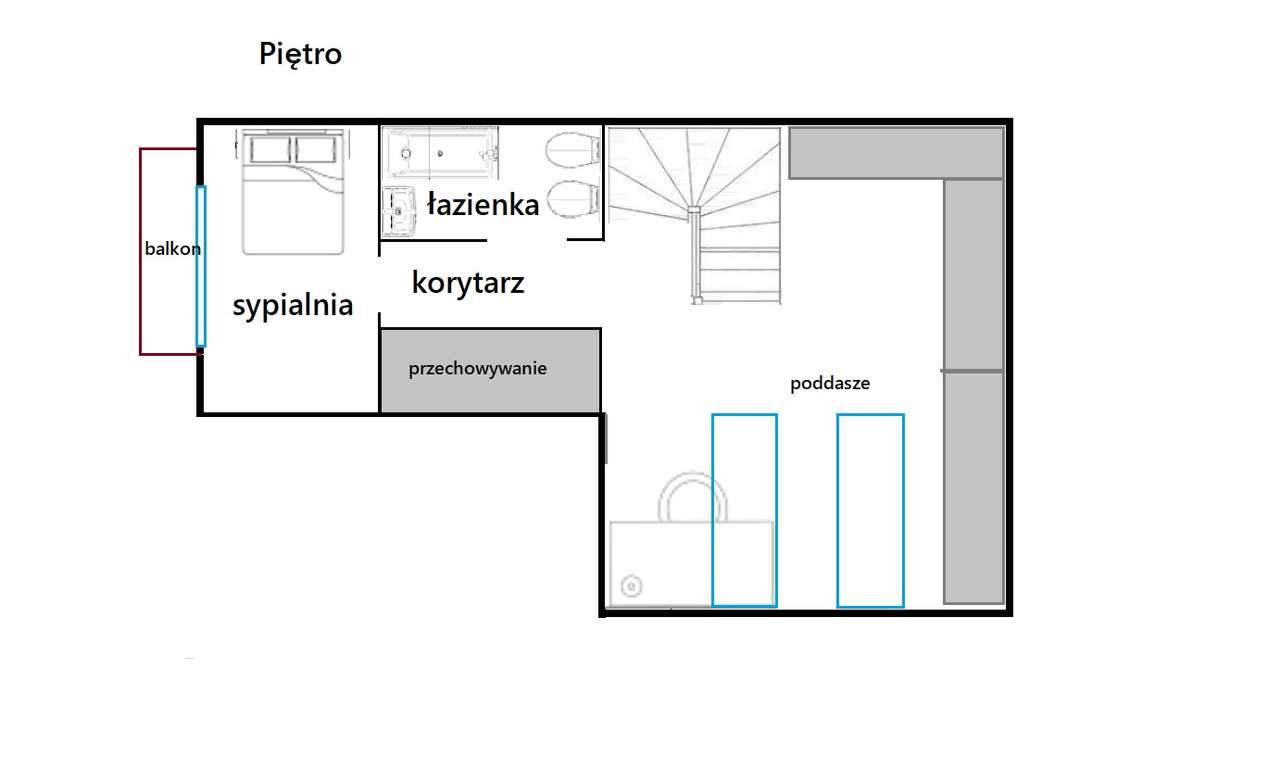 62m2 balkon, garaż, Rezedowa Prądnik Czerwony Kraków-19