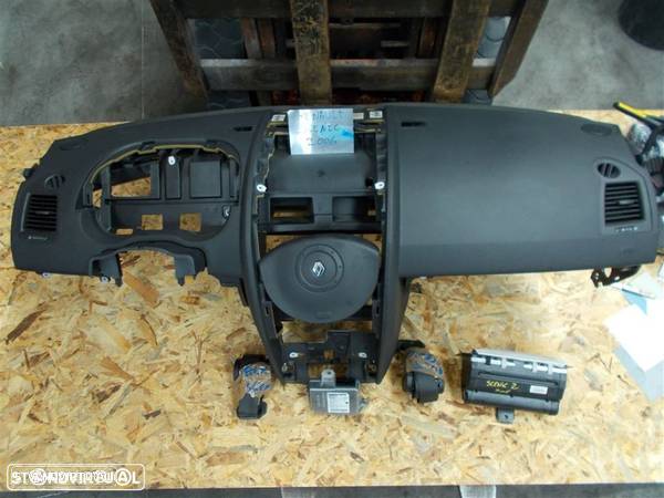 Conjunto De Tablier E Cintos Renault Scenic 2006 - 2