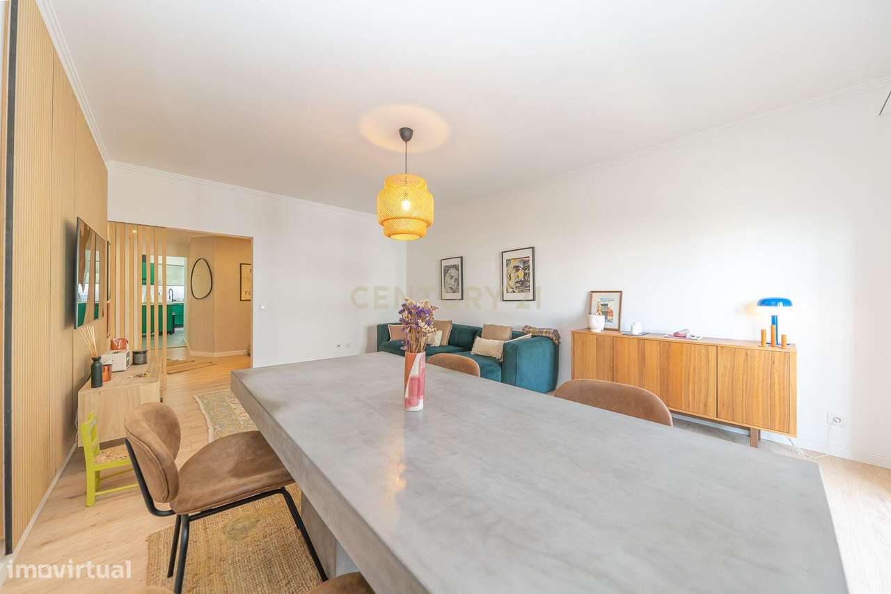 Apartamento T3, Totalmente Remodelado, na Praça de Portugal, Setúbal - Grande imagem: 5/42