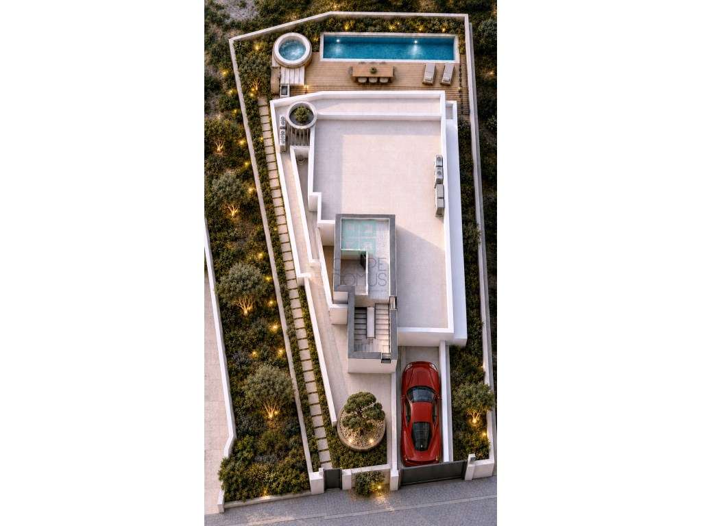 Lote com projeto aprovado, piscina e vistas de mar, centro de Tavir...-14