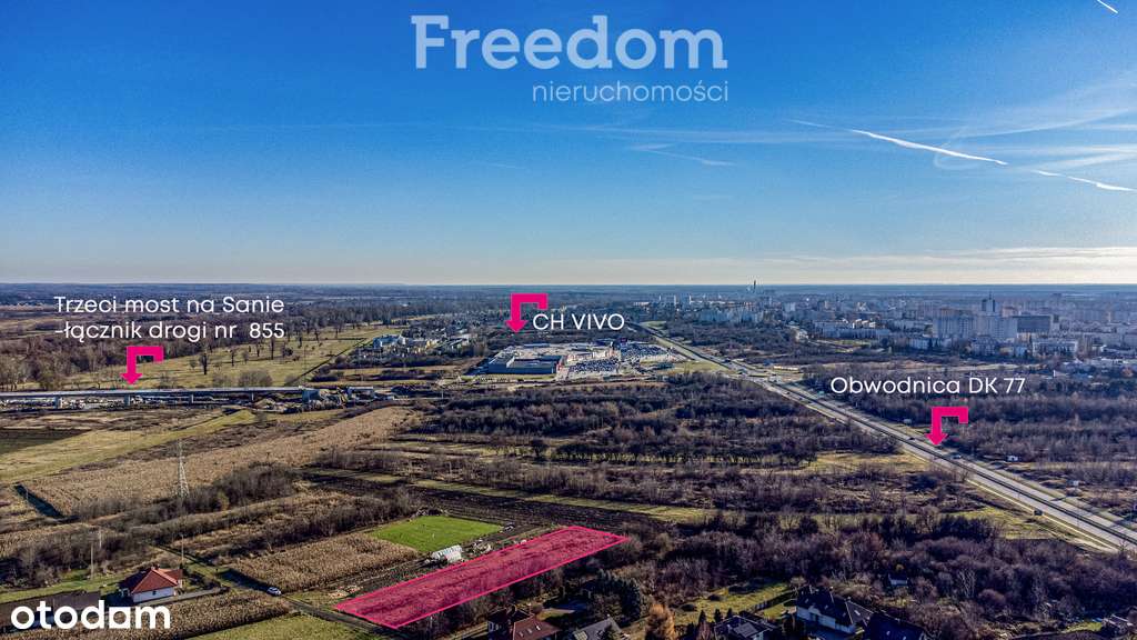 Działka pod usługi i dom – Stalowa Wola - Pełny obrazek: 1/14