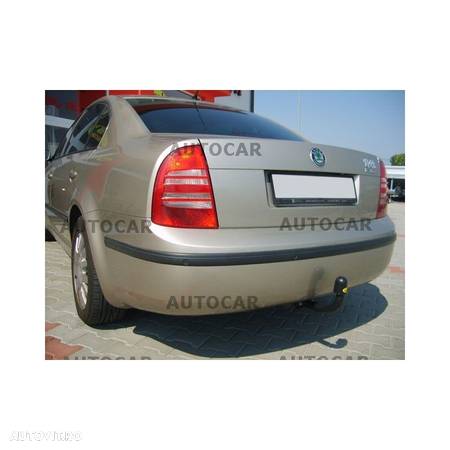 Carlig de remorcare pentru SKODA SUPERB - 4 usi, (3 U 4) - sistem semidemontabil -cu suruburi - din 2002 pana 2008 - 5