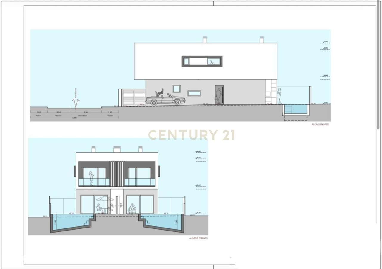 Moradia T3 Geminada, Piscina, Pinhal do General, Fernão Ferro-8