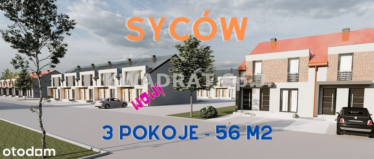 Nowe mieszkania 56 m2 - Syców Os. Leśne - Pełny obrazek: 1/7