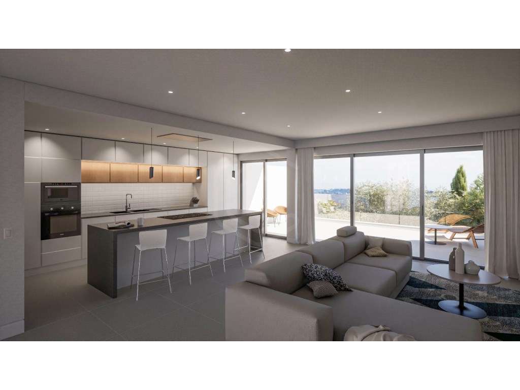 Moradias T4 em Banda em Zona Tranquila de Boliqueime, Algarve - Grande imagem: 3/20