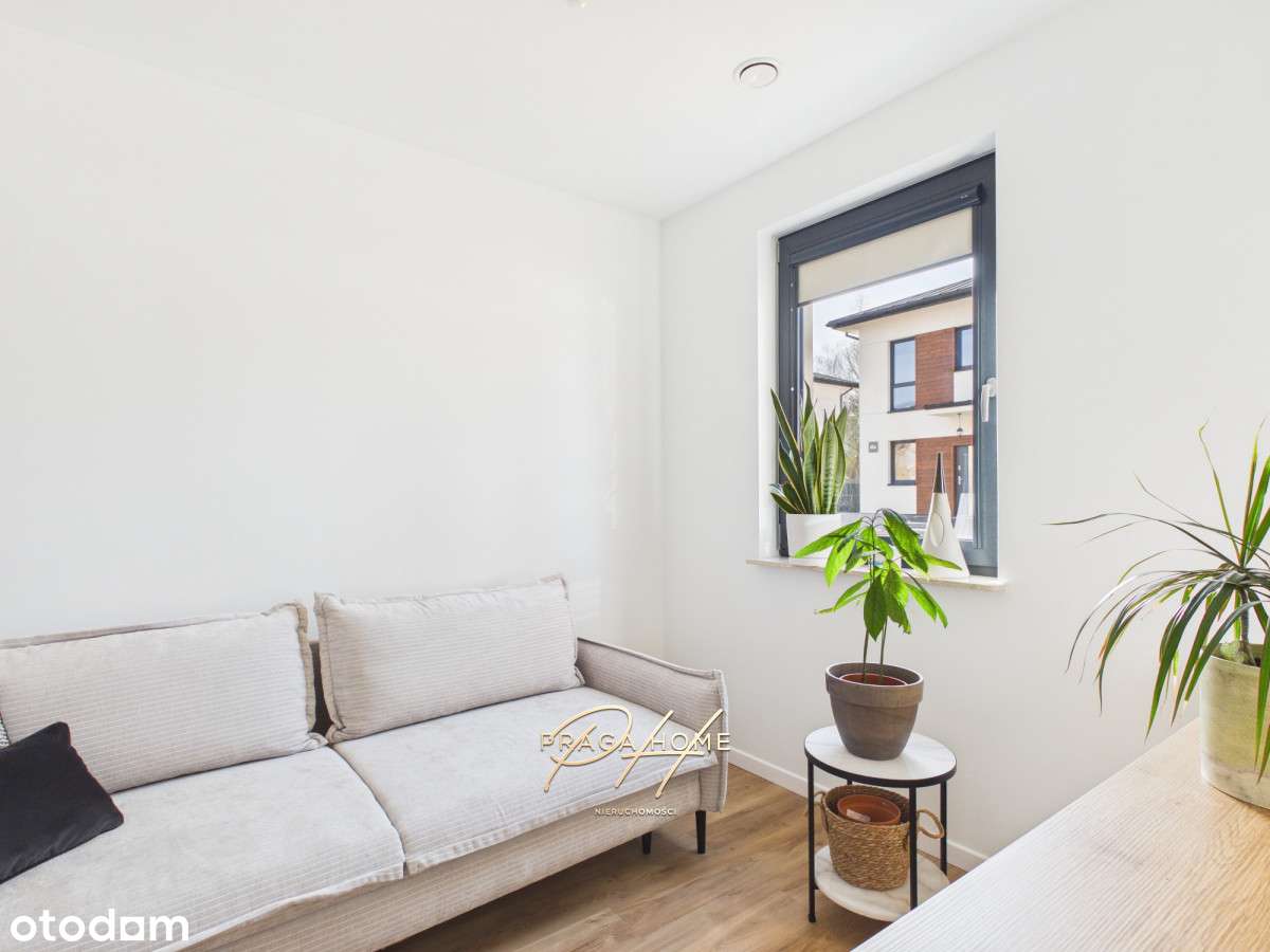 Nowoczesny segment bliźniaka | 100 m² | Wawer-9