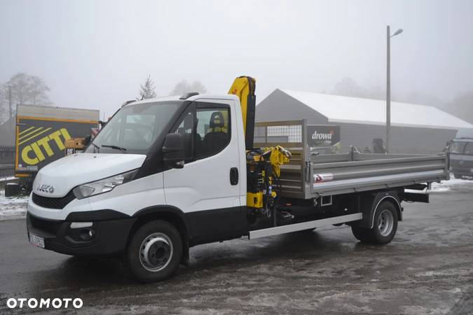 Iveco Daily 72-180 Nowy 3-stronny Wywrot Kiper Wywrotka HDS Żuraw HC 43A1 Jak Fassi F40 - 10