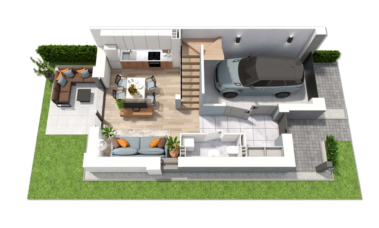 4-pokojowy dom 100m2 + ogródek Bez Pośredników - Pełny obrazek: 4/11