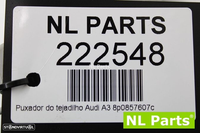 Puxador do tejadilho Audi A3 8p0857607c - 4