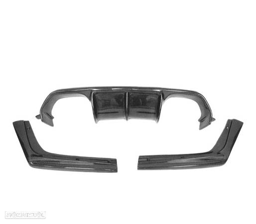 DIFUSOR TRASEIRO PARA BMW F80 LOOK M3 F82 F83 LOOK M4 CARBONO - 2