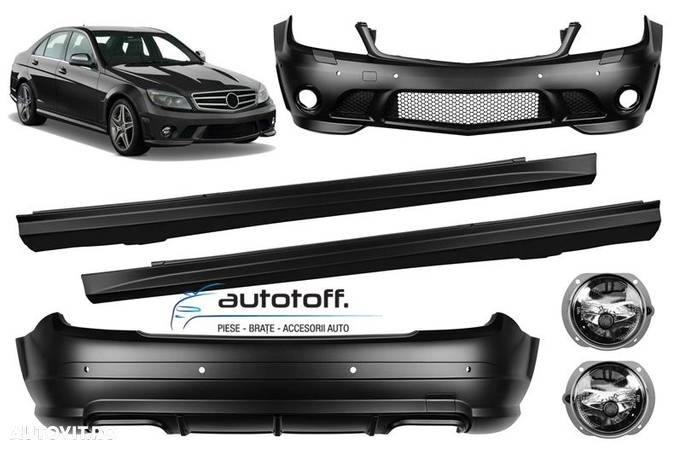 Pachet exterior Mercedes W204 C-Class (07-11) model AMG C63 - 1