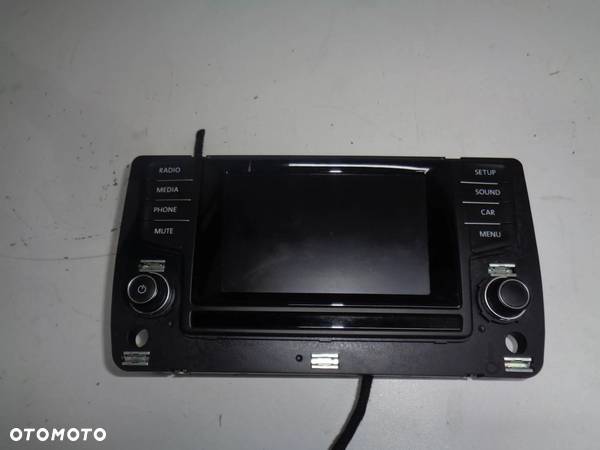 VW GOLF VII 7 MONITOR RADIO WYŚWIETLACZ LCD 12R- - 2