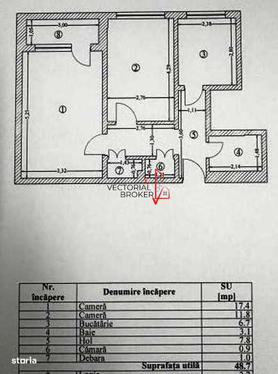 APARTAMENT 2 CAMERE DECOMANDAT-9