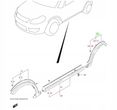 SUZUKI SX4 2006 - 2009 LISTWA BŁOTNIKA TYŁ LEWA - 3