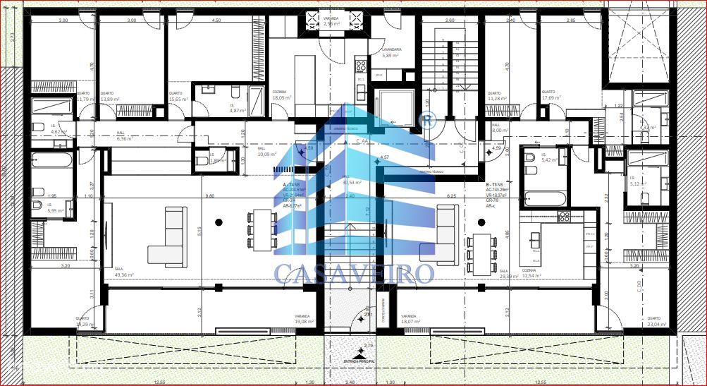 Apartamento T3 com Varandas Praia da Vagueira