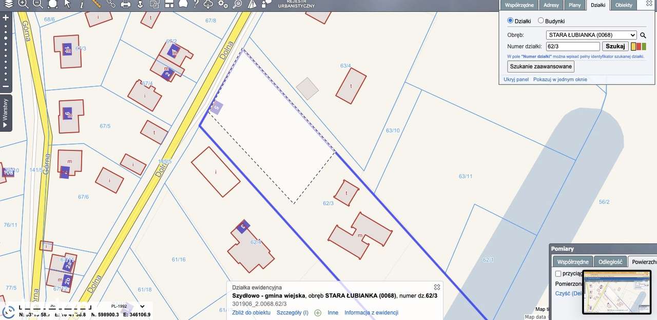 Działka z pełnym uzbrojeniem z drogi utwardzonej - Pełny obrazek: 4/7