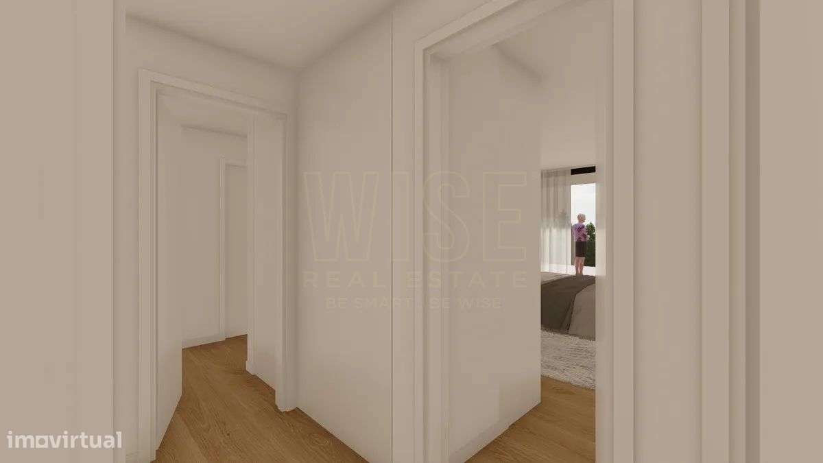 Apartamento T2 com garagem  Lordemão-17