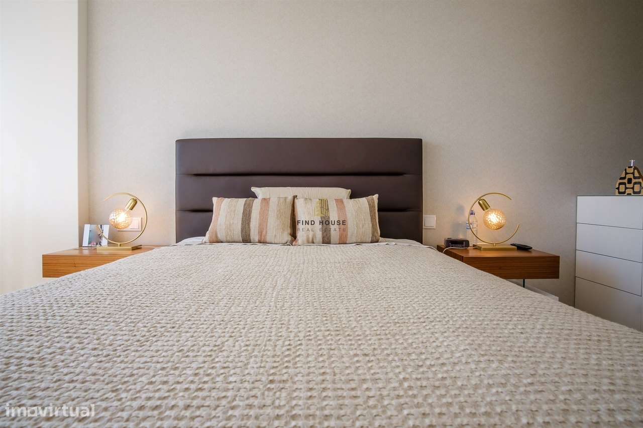 T2 com vista mar, garagem e arrecadação em Condomínio com piscina e ja-38