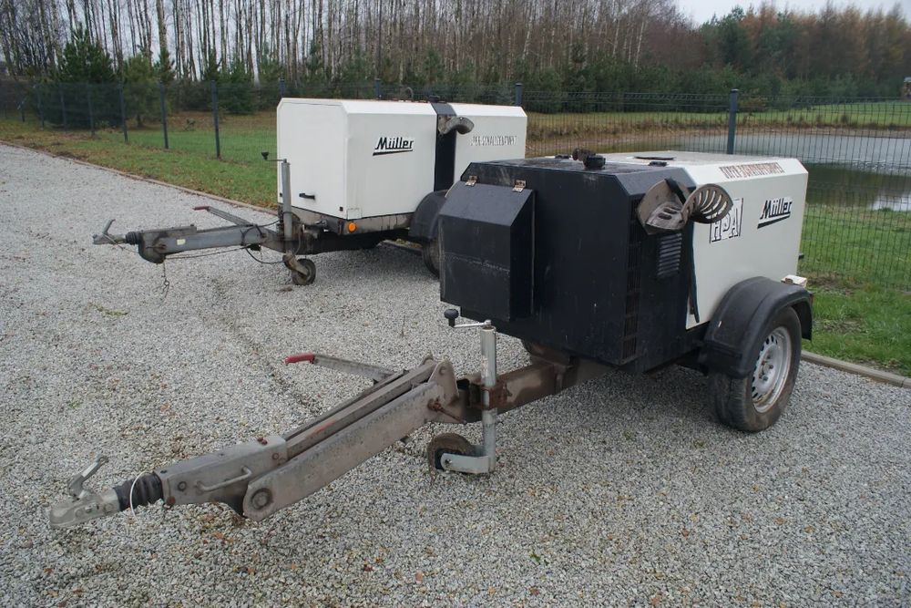 Muller hsa gdf k 204-354/1.9  agregat prądotwórczy spawalniczy 13kw 400/230v 235a kompresor deutzf3m 2005