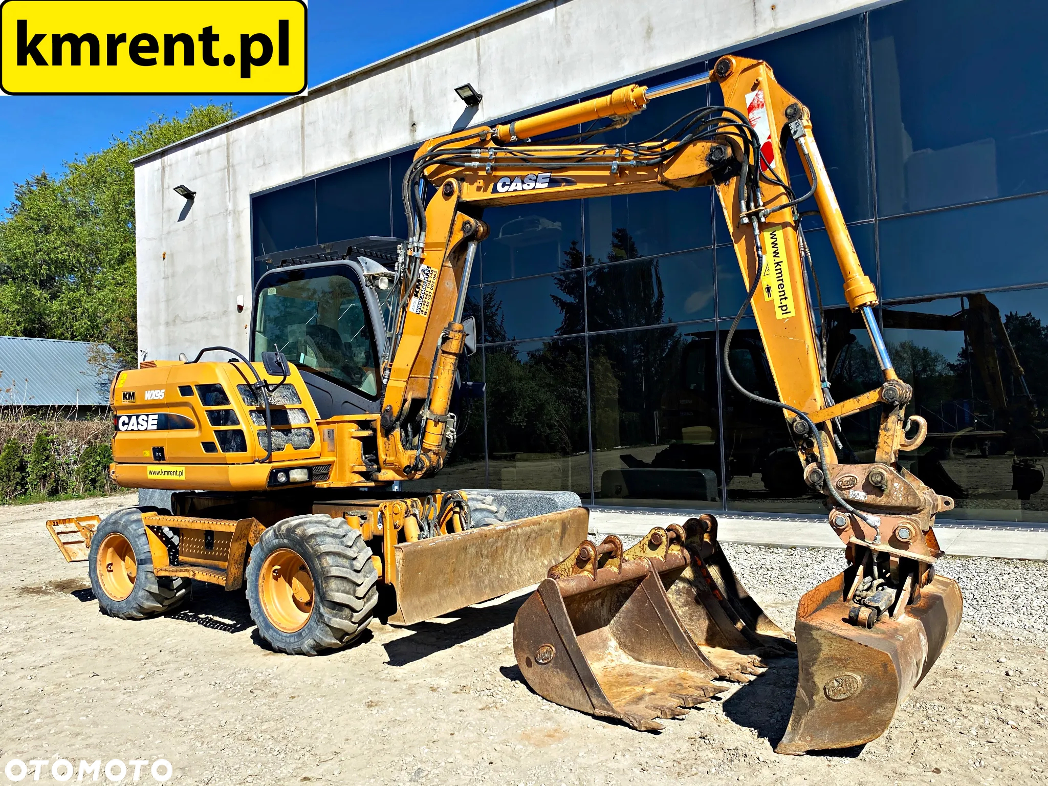 Case WX 95 KOPARKA KOŁOWA 2012R. | TAKEUCHI TB295 KOMATSU PW98 110 TEREX TW110 - 14