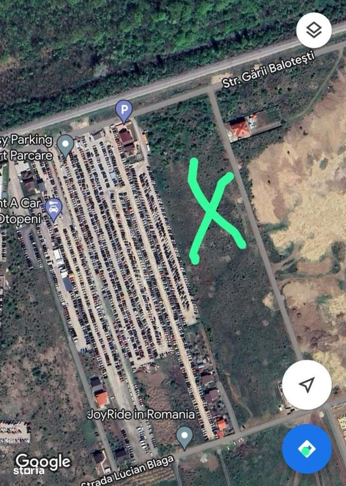 TEREN DE VÂNZARE -STR.DRUMUL GĂRII BALOTEȘTI CU DESCHIDERE  DE 75 ML.-5