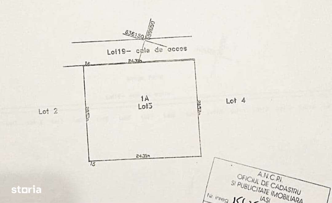 Teren intravilan, 500 mp, forma patrata, plat, Rediu - Imagine principală: 4/4