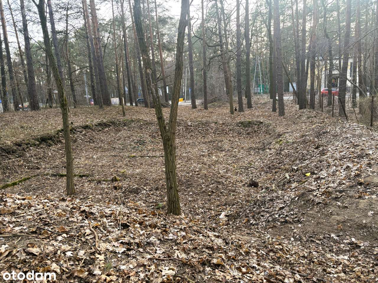 BUDOWLANA leśna działka w samym centrum Zalesia Górnego, przy rondzie - Pełny obrazek: 2/6