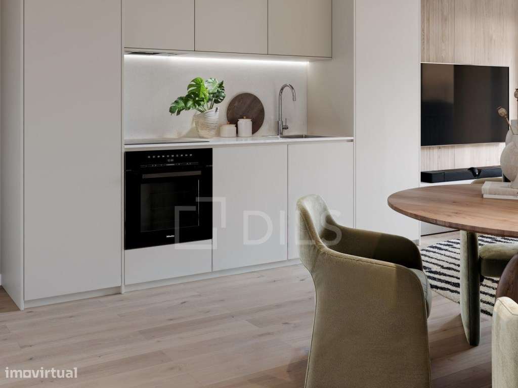 Apartamento T1+1 com varanda em novo empreendimento, em Matosinhos Sul - Grande imagem: 4/60