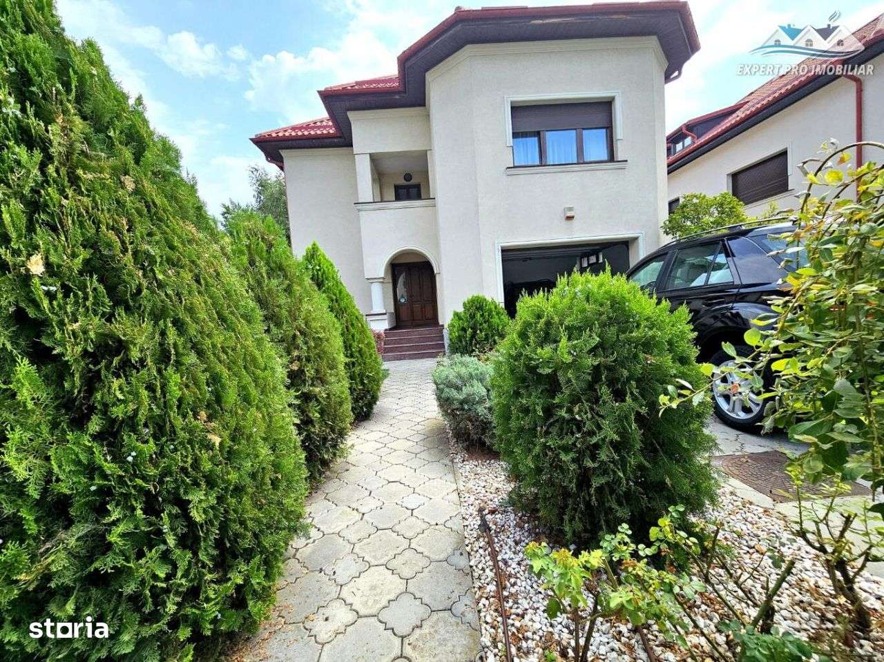 Baneasa vav Liceul Francez 6cam+4bai+garaj Curte 563mp Constr 2003 - Imagine principală: 4/20