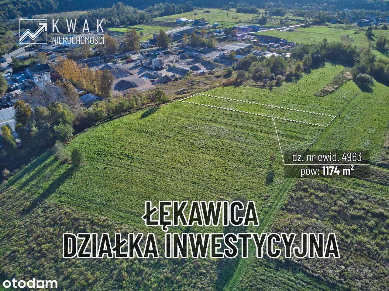 Łękawica działka przemysłowo-usługowa