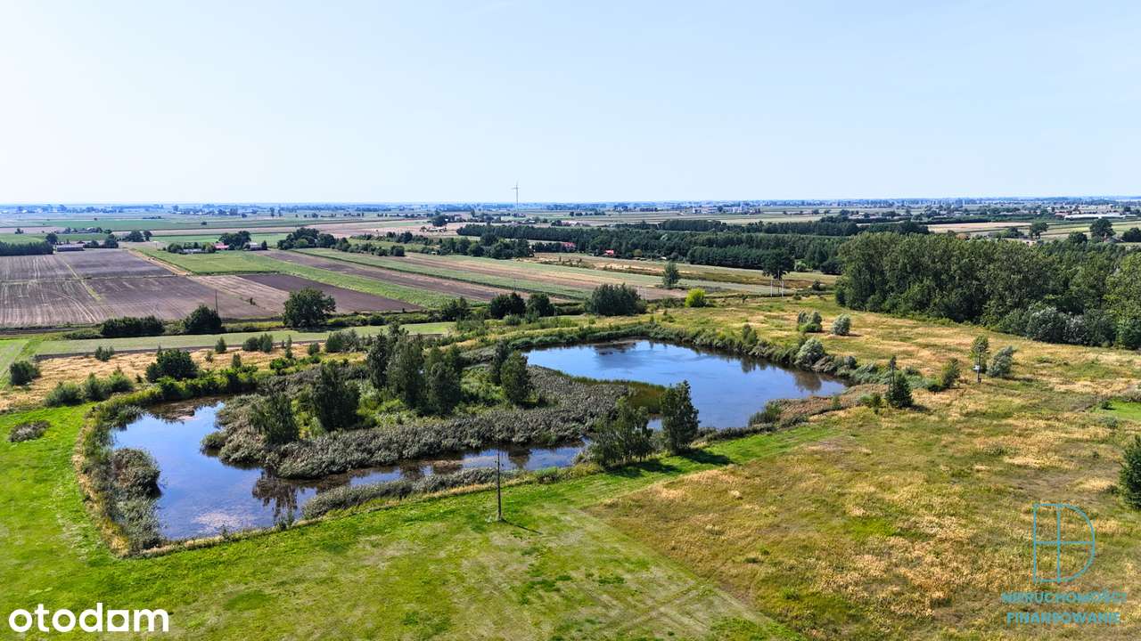 Działka inwestycyjna 7,4 ha ze stawem – przy DK92 i A1-8