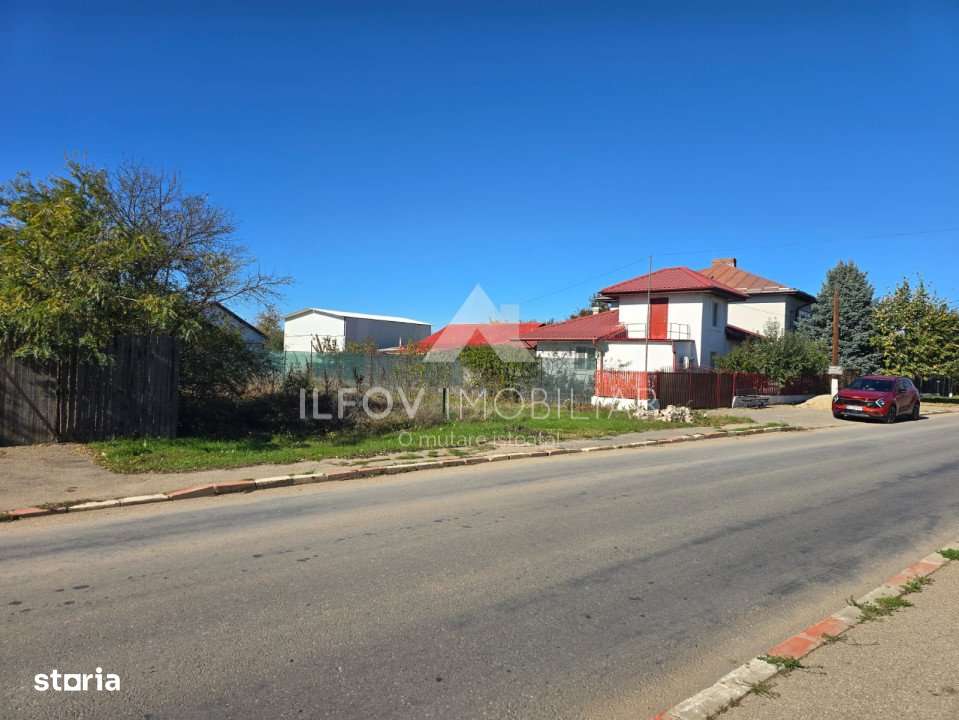 Teren intravilan 2000mp Balotesti, asfalt, utilitati, zona centrala - Imagine principală: 4/6