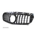 GRELHA FRONTAL PARA MERCEDES CLASSE A W176 12-15 GT STYLE PRETO BRILHANTE - 3