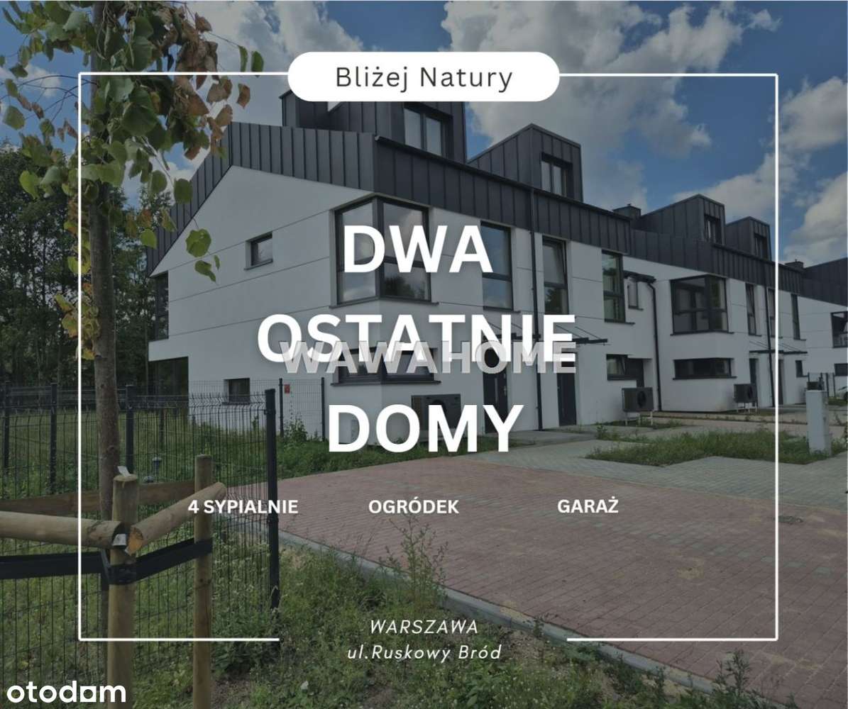 2 Ostatnie Domy! Dom 168 m²+ogródek - prowizja 0%-0